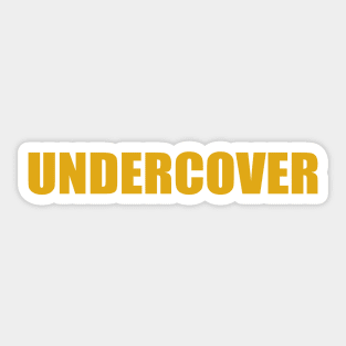 UNDERCOVER Sticker